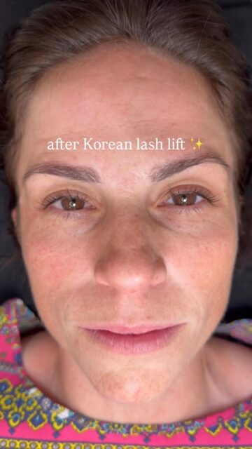 The before + after says it all. ✨ Our NEW Korean Lash Lift gently…